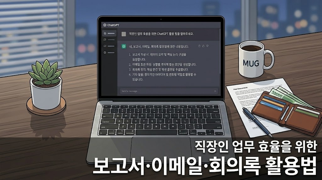 직장인 챗GPT 보고서 이메일 업무 활용