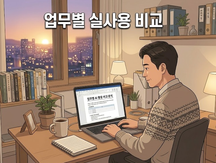 직장인 AI 툴 업무별 실사용 비교